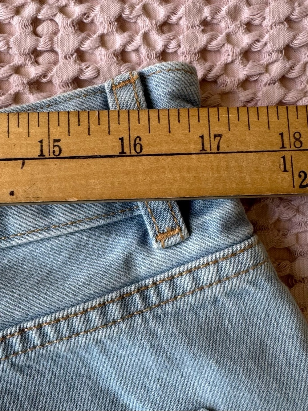 FRAME The Charm Short Denim Bermuda Shorts 31 Blue High Rise NWOT - Picture 6 of 12